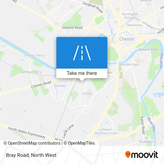 Bray Road map