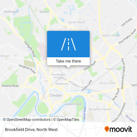 Brookfield Drive map