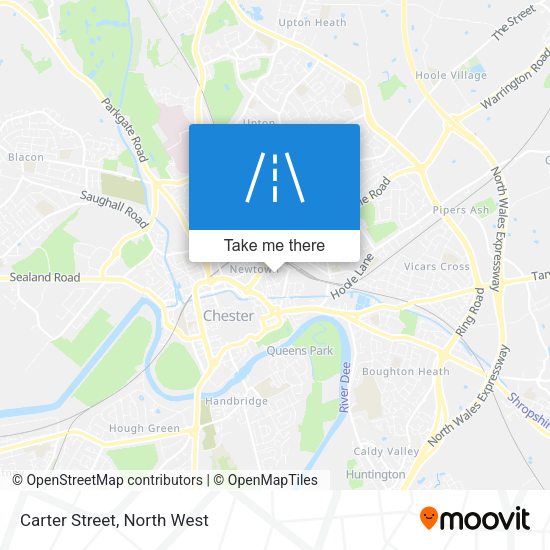 Carter Street map