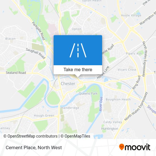 Cement Place map
