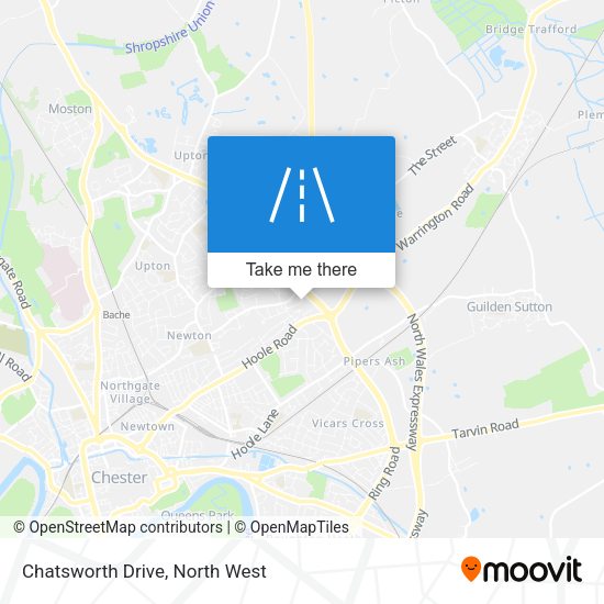Chatsworth Drive map