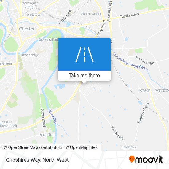 Cheshires Way map
