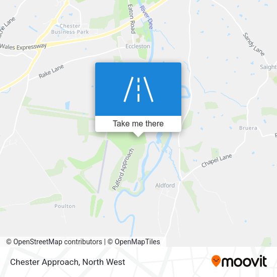 Chester Approach map