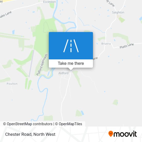 Chester Road map