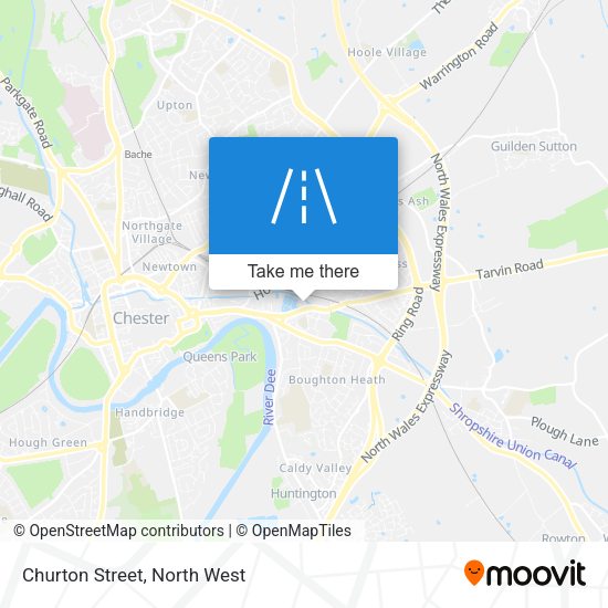 Churton Street map