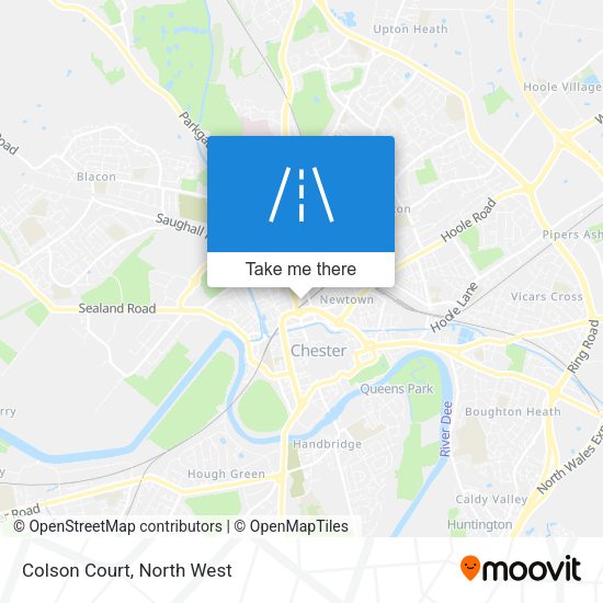 Colson Court map