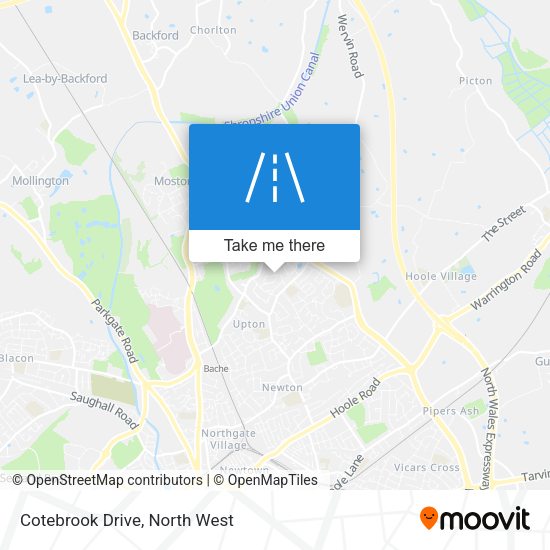 Cotebrook Drive map