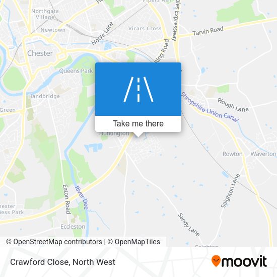 Crawford Close map