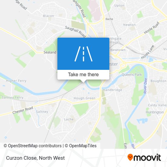 Curzon Close map