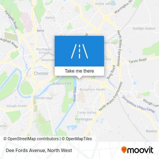 Dee Fords Avenue map