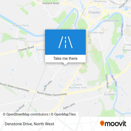 Denstone Drive map