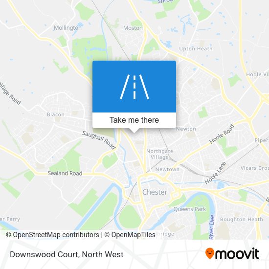 Downswood Court map