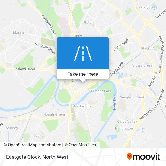 Eastgate Clock map