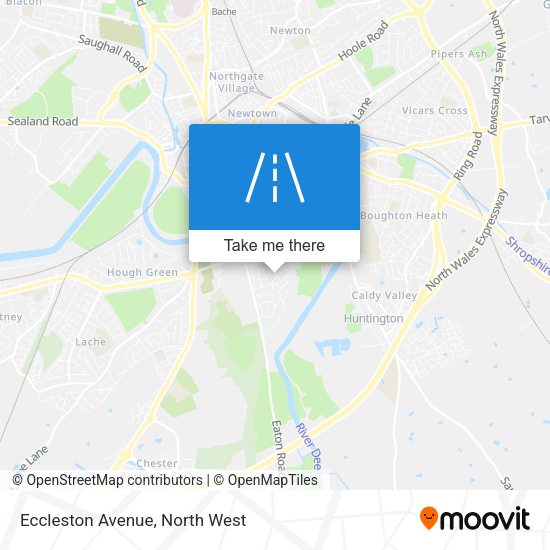 Eccleston Avenue map
