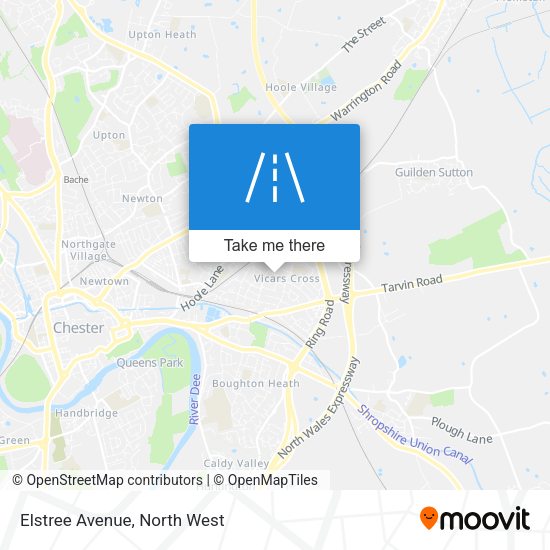 Elstree Avenue map