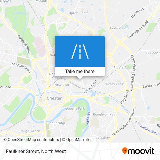 Faulkner Street map
