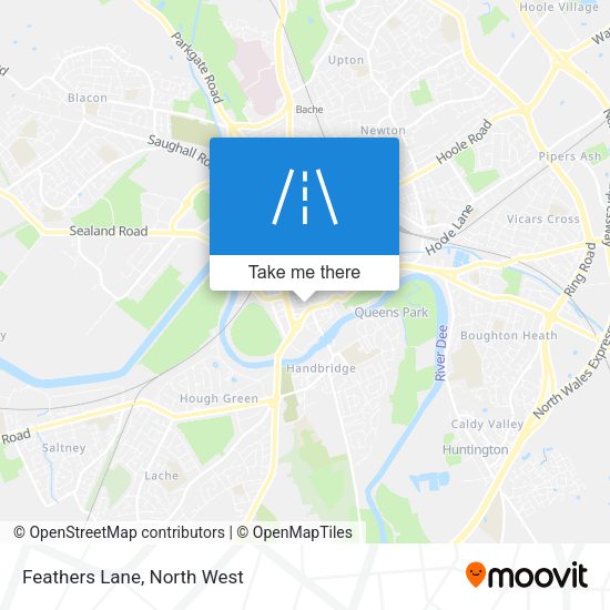 Feathers Lane map