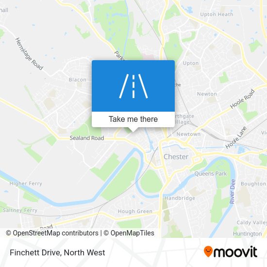 Finchett Drive map