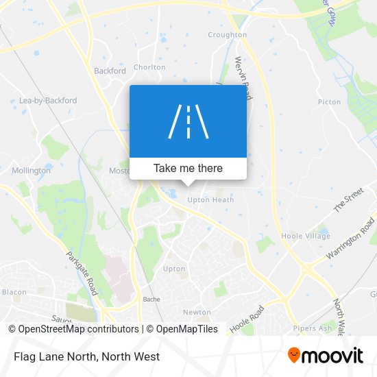 Flag Lane North map