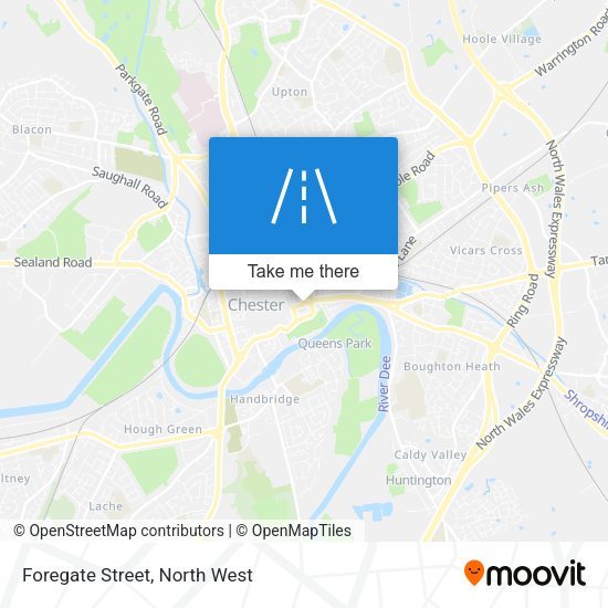 Foregate Street map