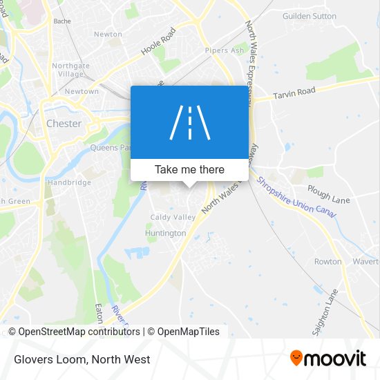 Glovers Loom map