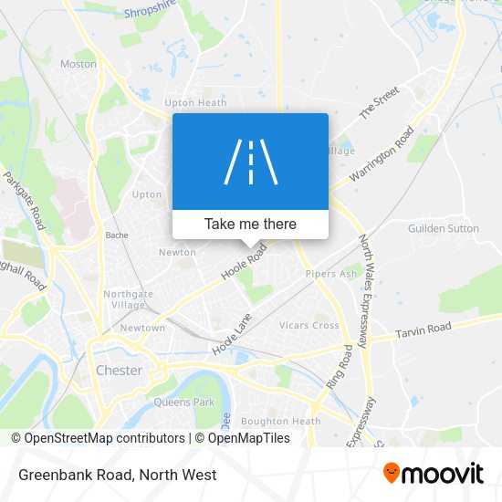 Greenbank Road map