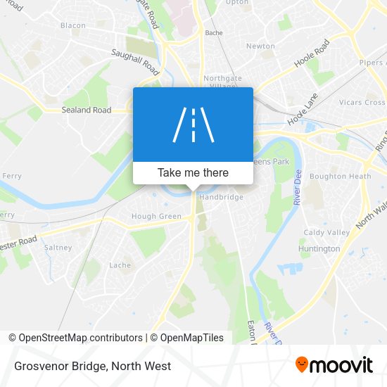 Grosvenor Bridge map