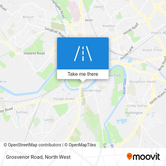 Grosvenor Road map