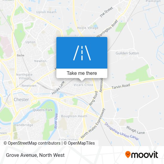 Grove Avenue map