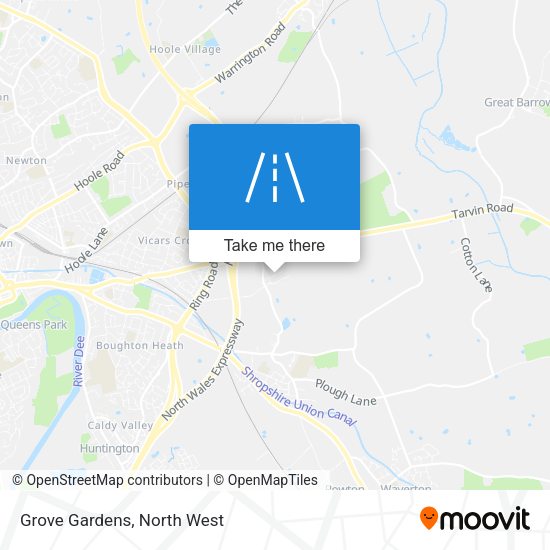Grove Gardens map