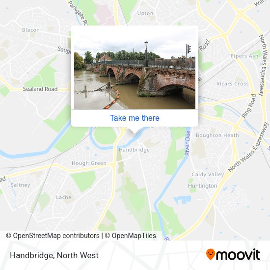 Handbridge map