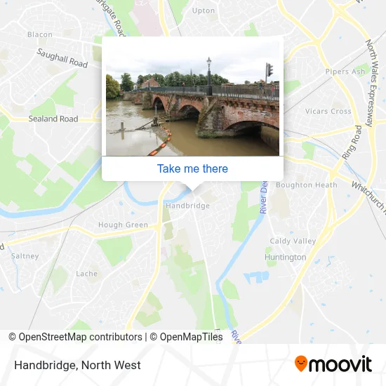 How to get to Handbridge, Chester by bus?