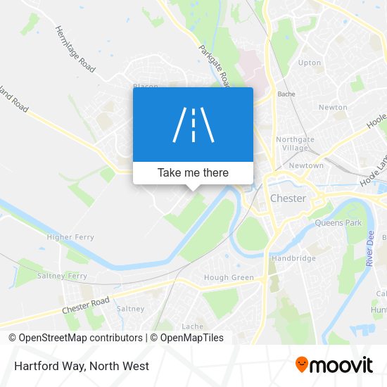 Hartford Way map