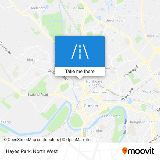 Hayes Park map