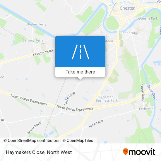 Haymakers Close map