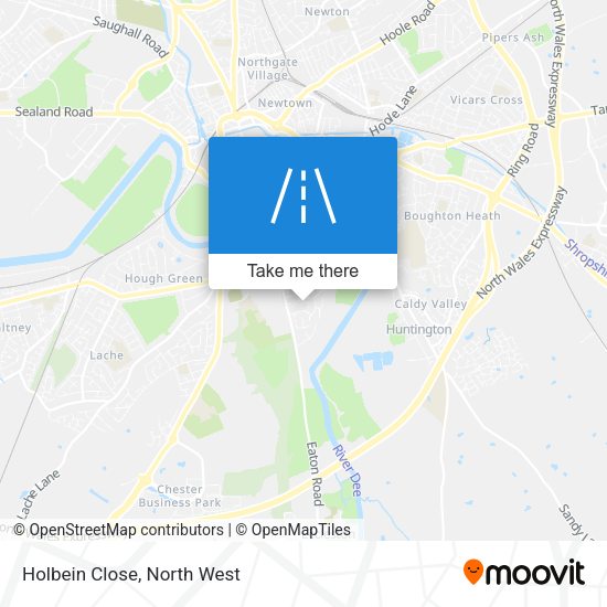 Holbein Close map