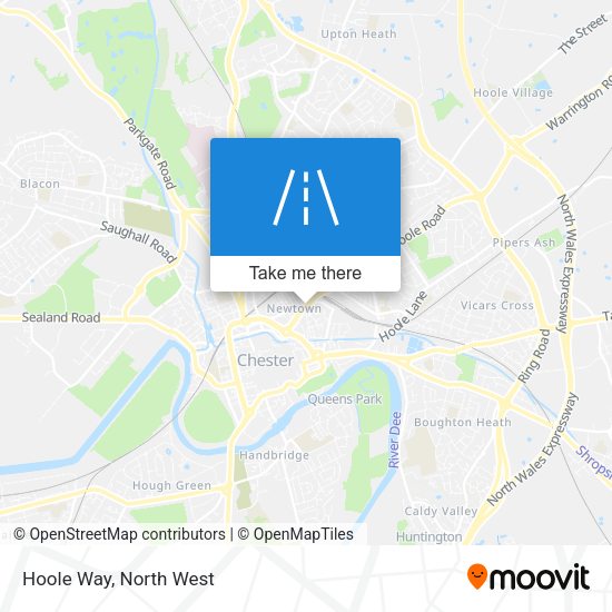 Hoole Way map