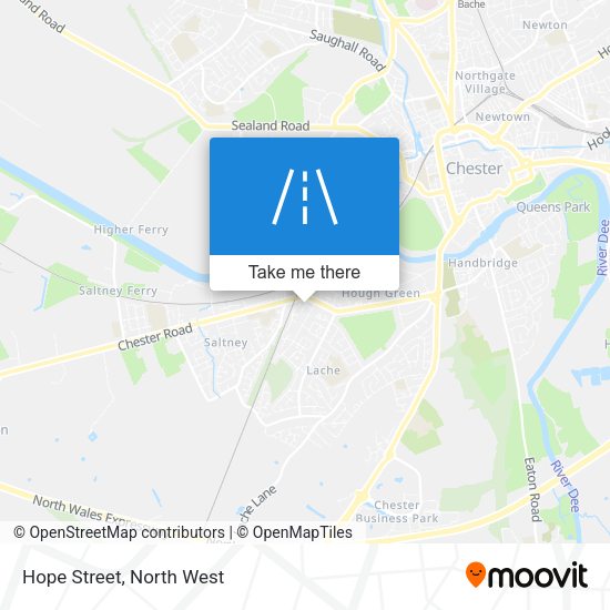 Hope Street map