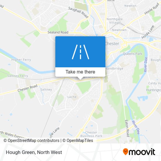 Hough Green map