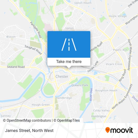 James Street map