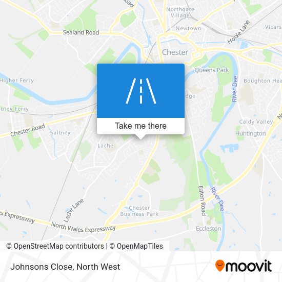 Johnsons Close map