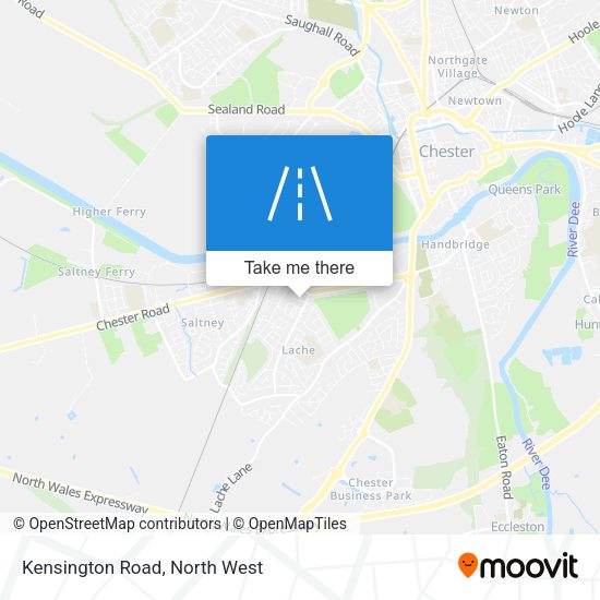 Kensington Road map