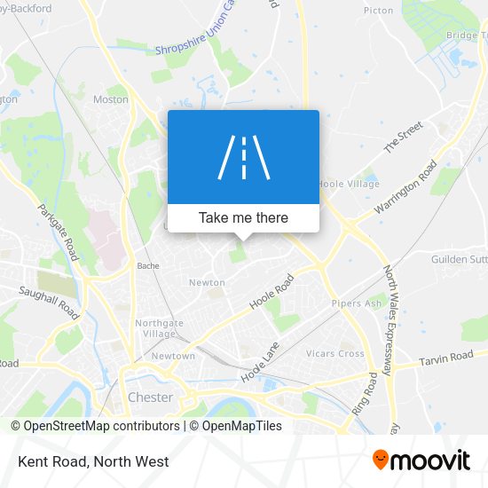Kent Road map