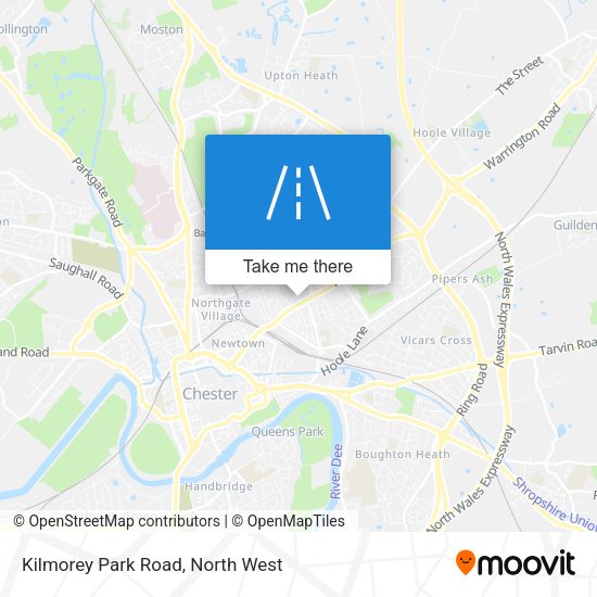 Kilmorey Park Road map