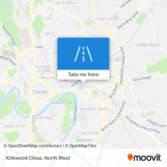 Kirkwood Close map