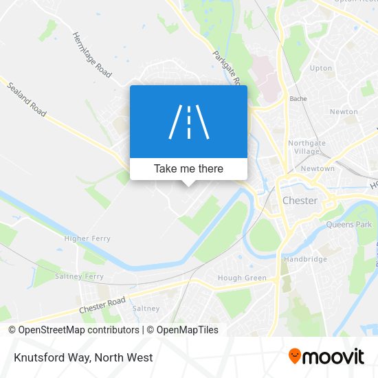 Knutsford Way map