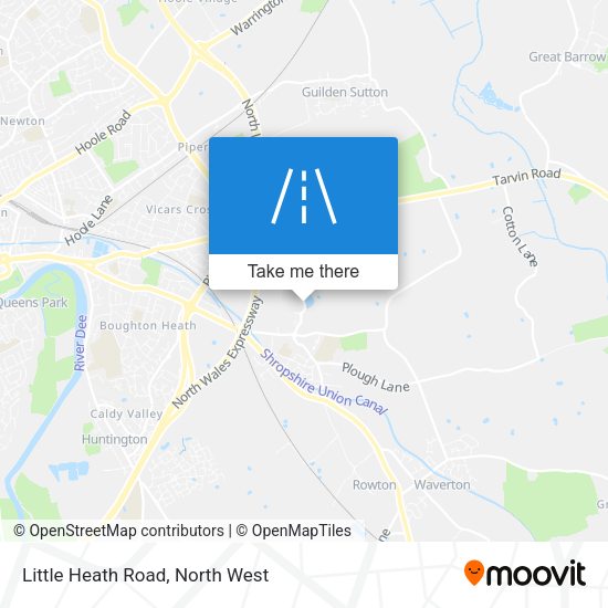Little Heath Road map