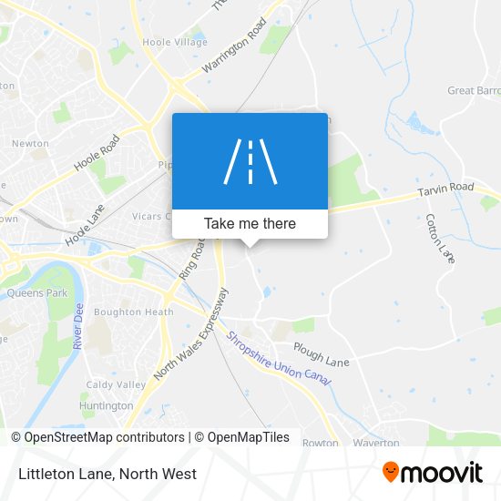 Littleton Lane map