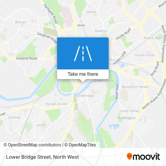 Lower Bridge Street map