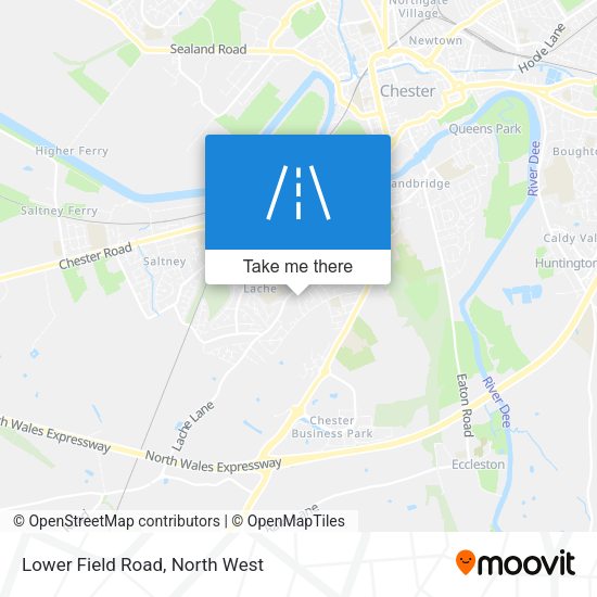 Lower Field Road map